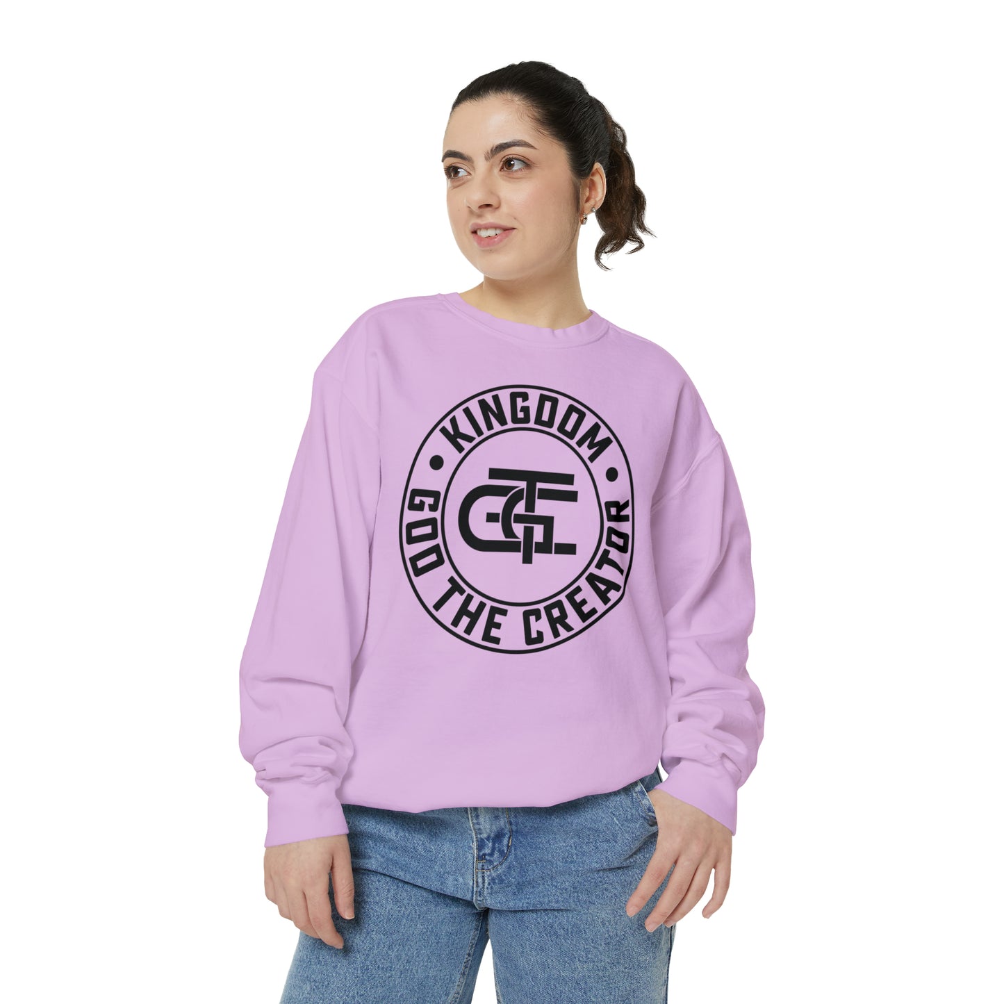 Unisex Oversized Emblem Sweatshirt