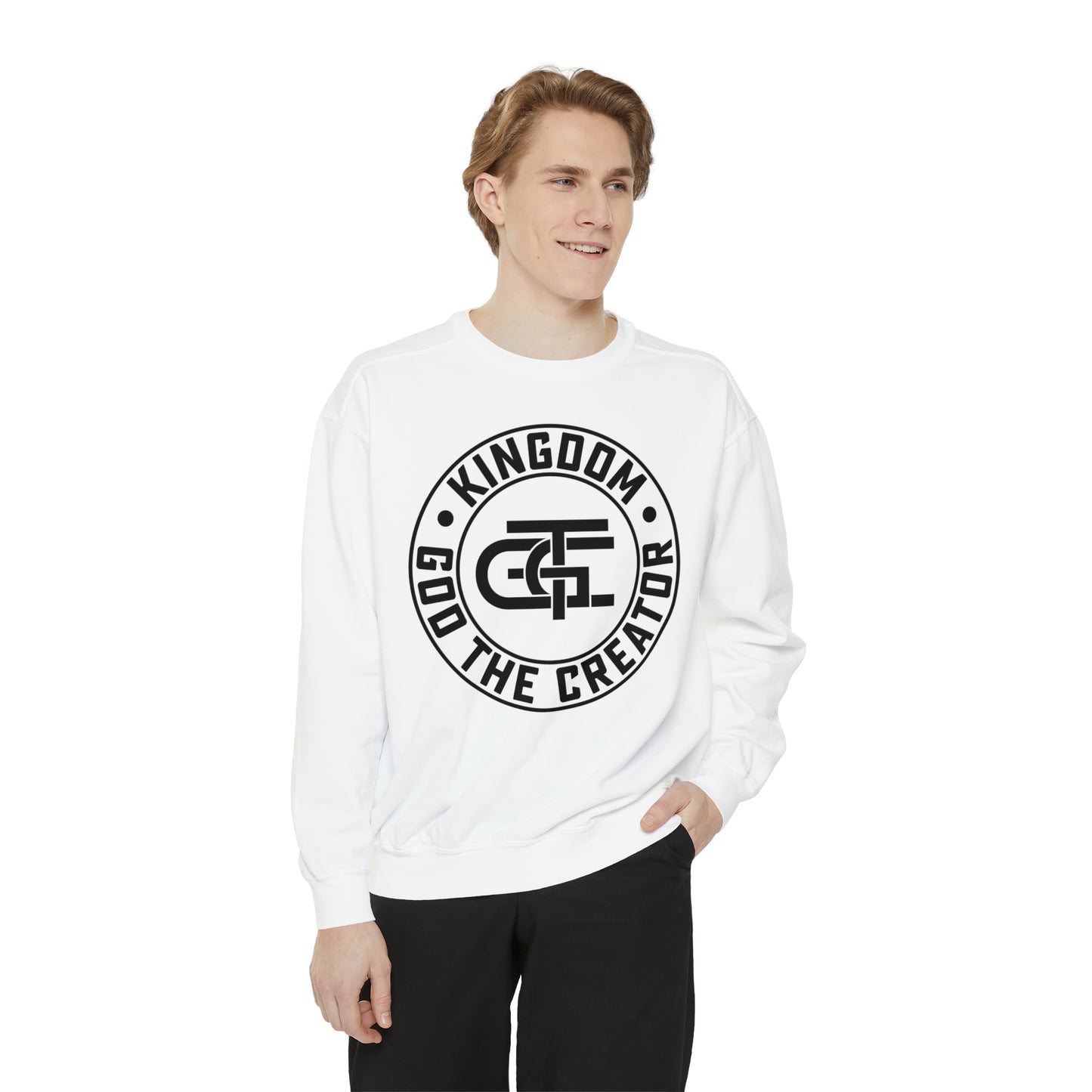 Unisex Oversized Emblem Sweatshirt