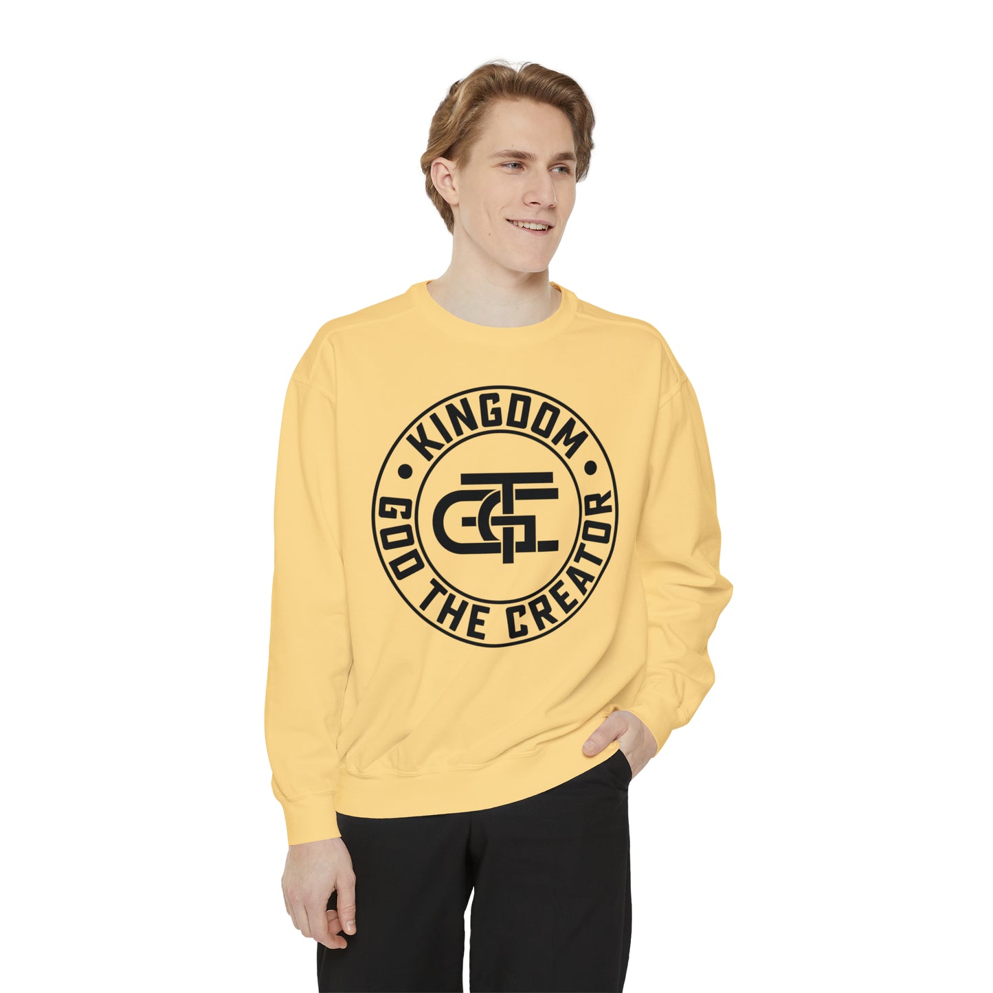 Unisex Oversized Emblem Sweatshirt