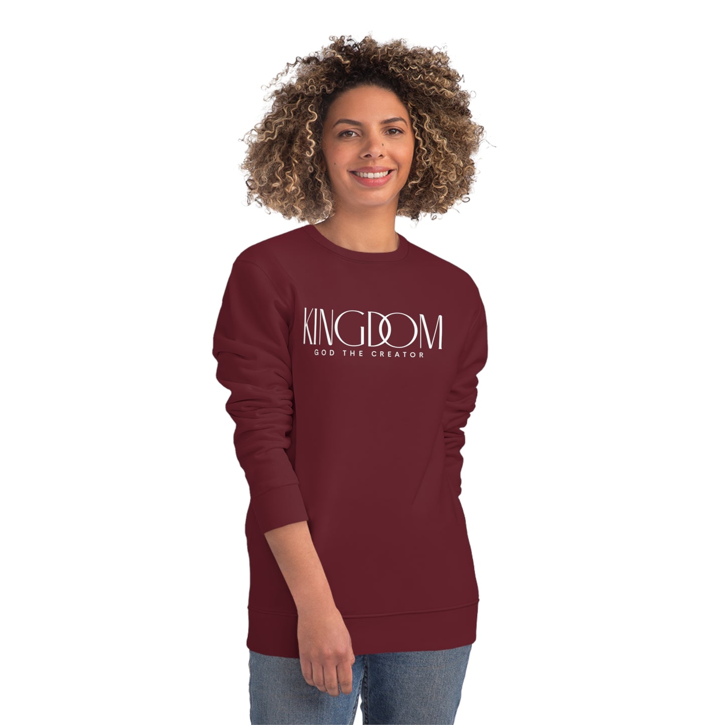 Unisex Fitted Crewneck Organic Sweatshirt