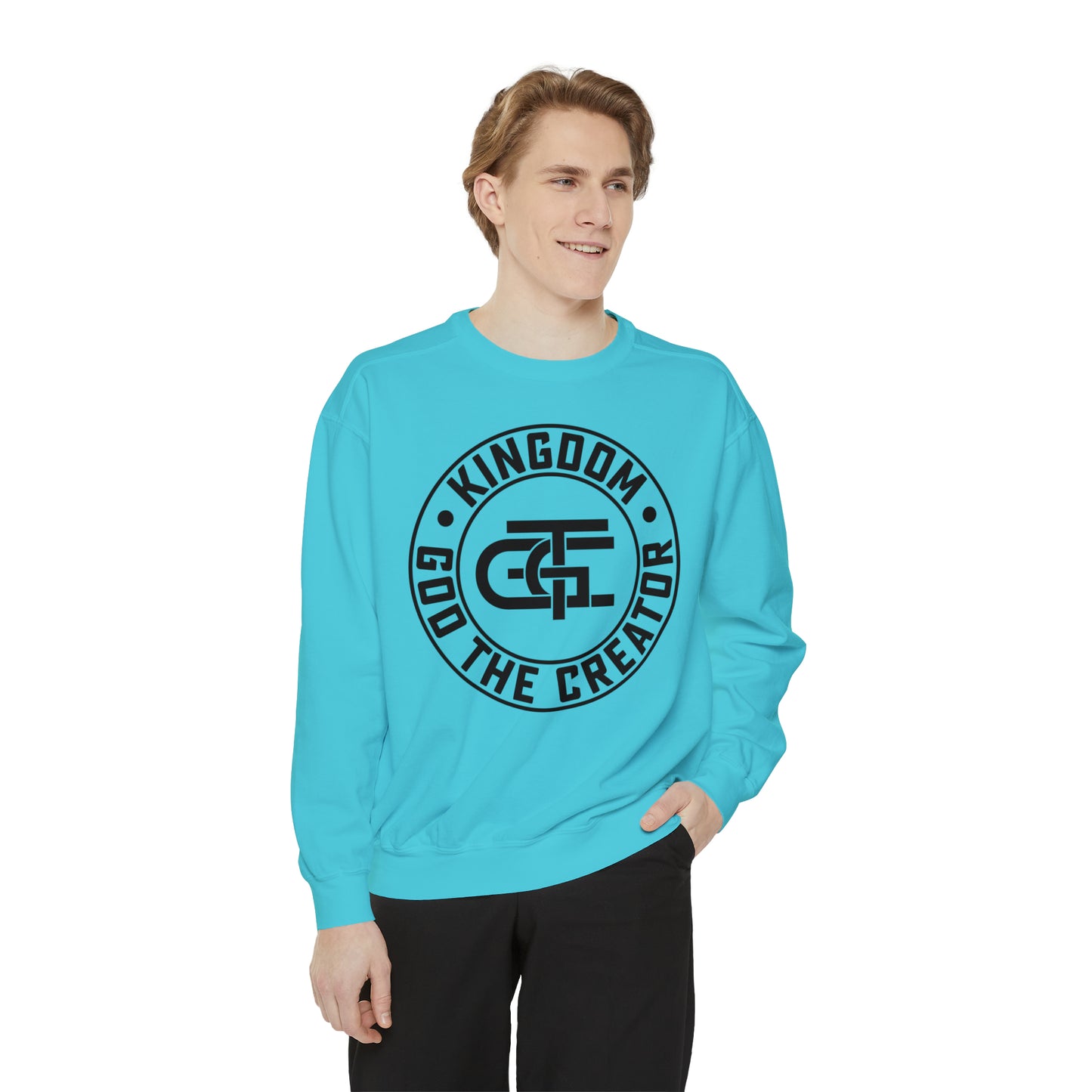 Unisex Oversized Emblem Sweatshirt