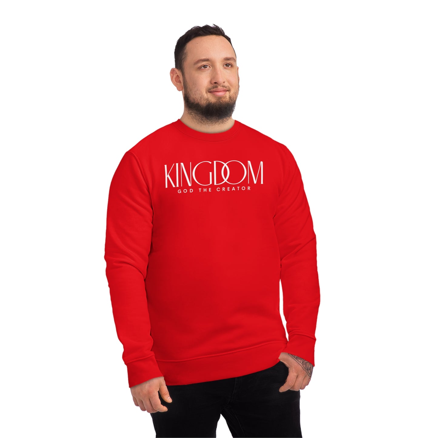 Unisex Fitted Crewneck Organic Sweatshirt