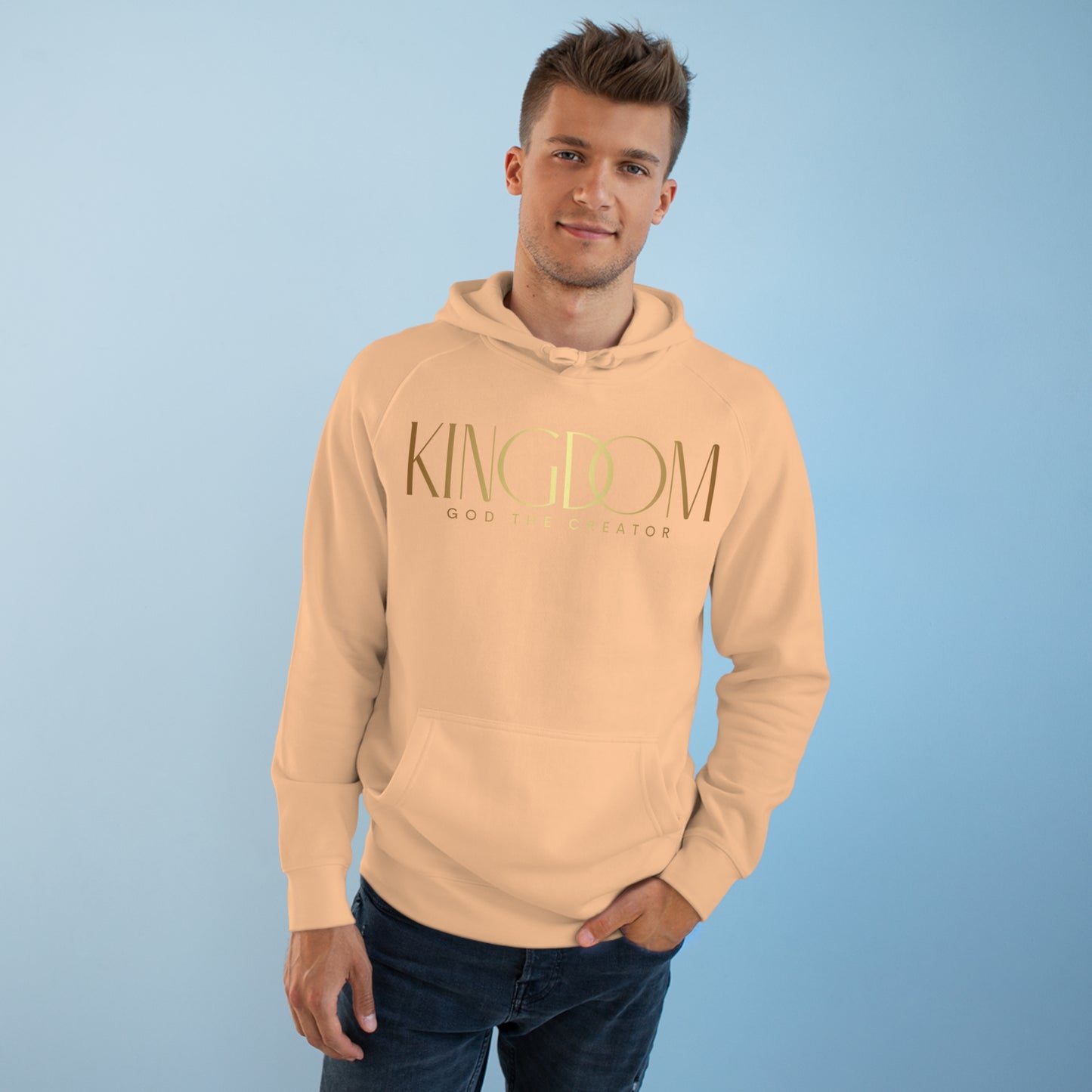 Premium Unisex Messenger Hoodie (Gold)