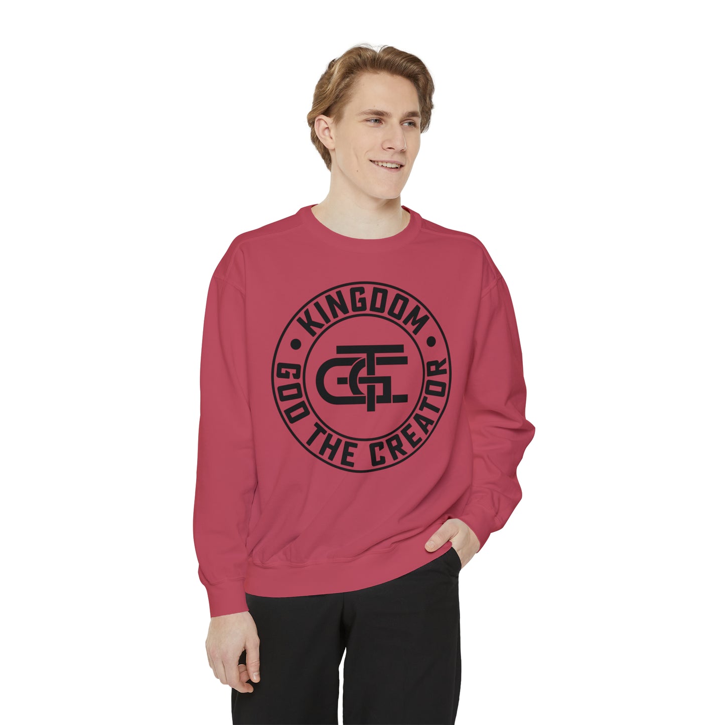 Unisex Oversized Emblem Sweatshirt