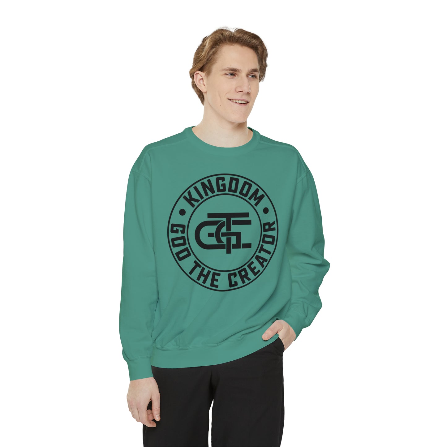 Unisex Oversized Emblem Sweatshirt