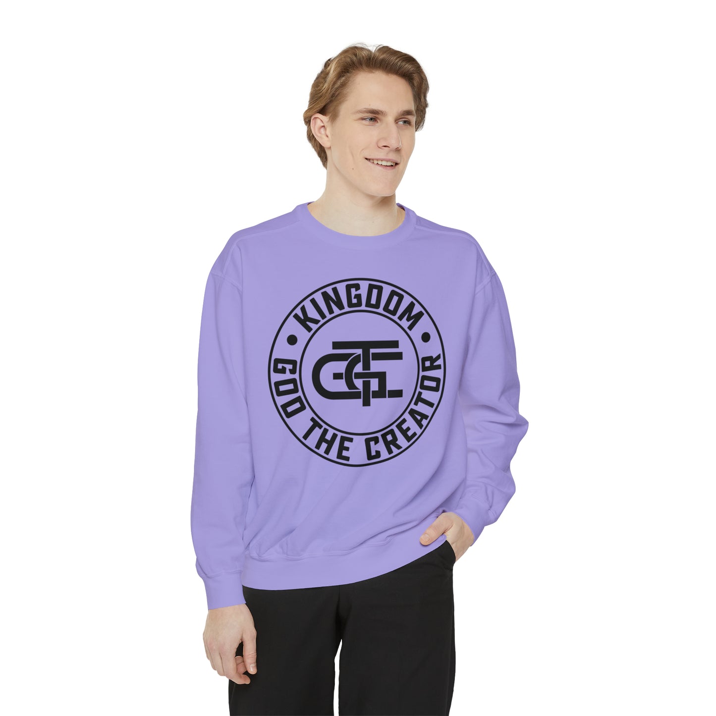 Unisex Oversized Emblem Sweatshirt