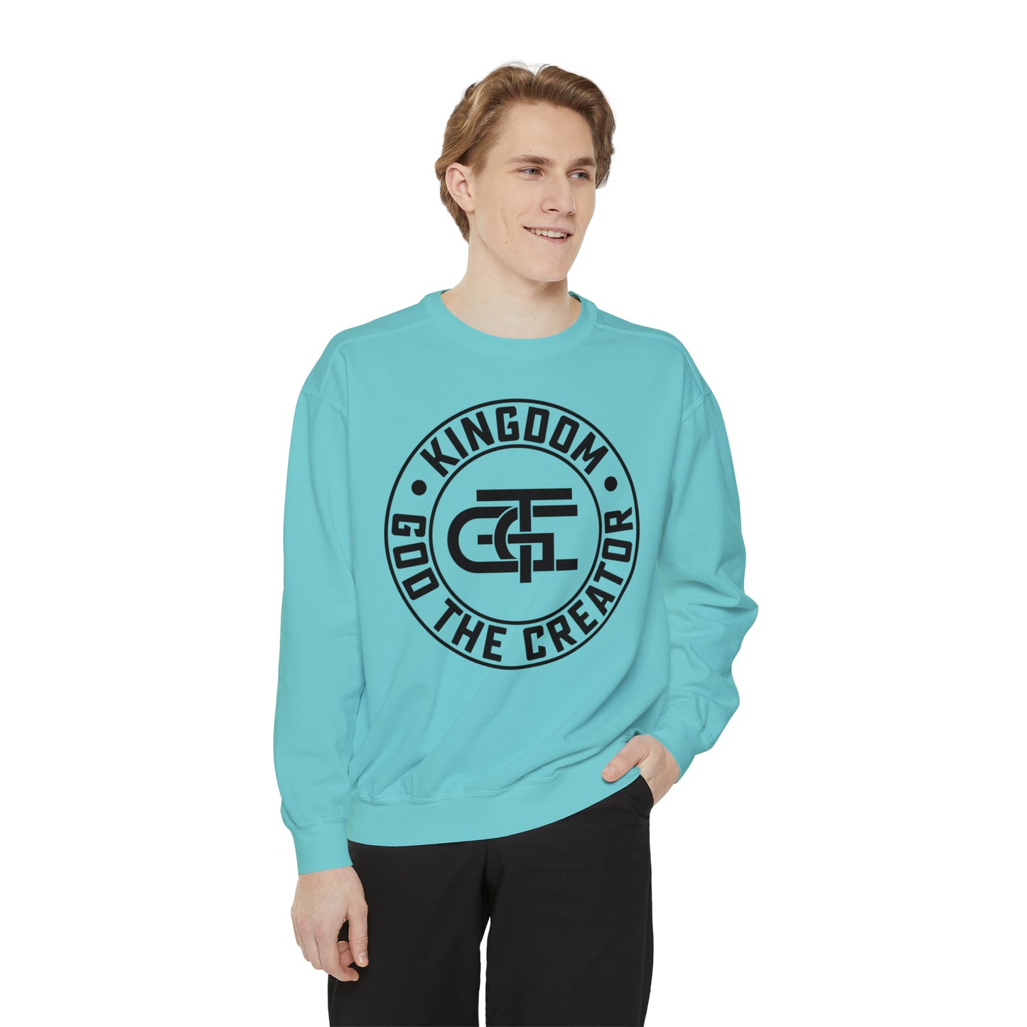 Unisex Oversized Emblem Sweatshirt