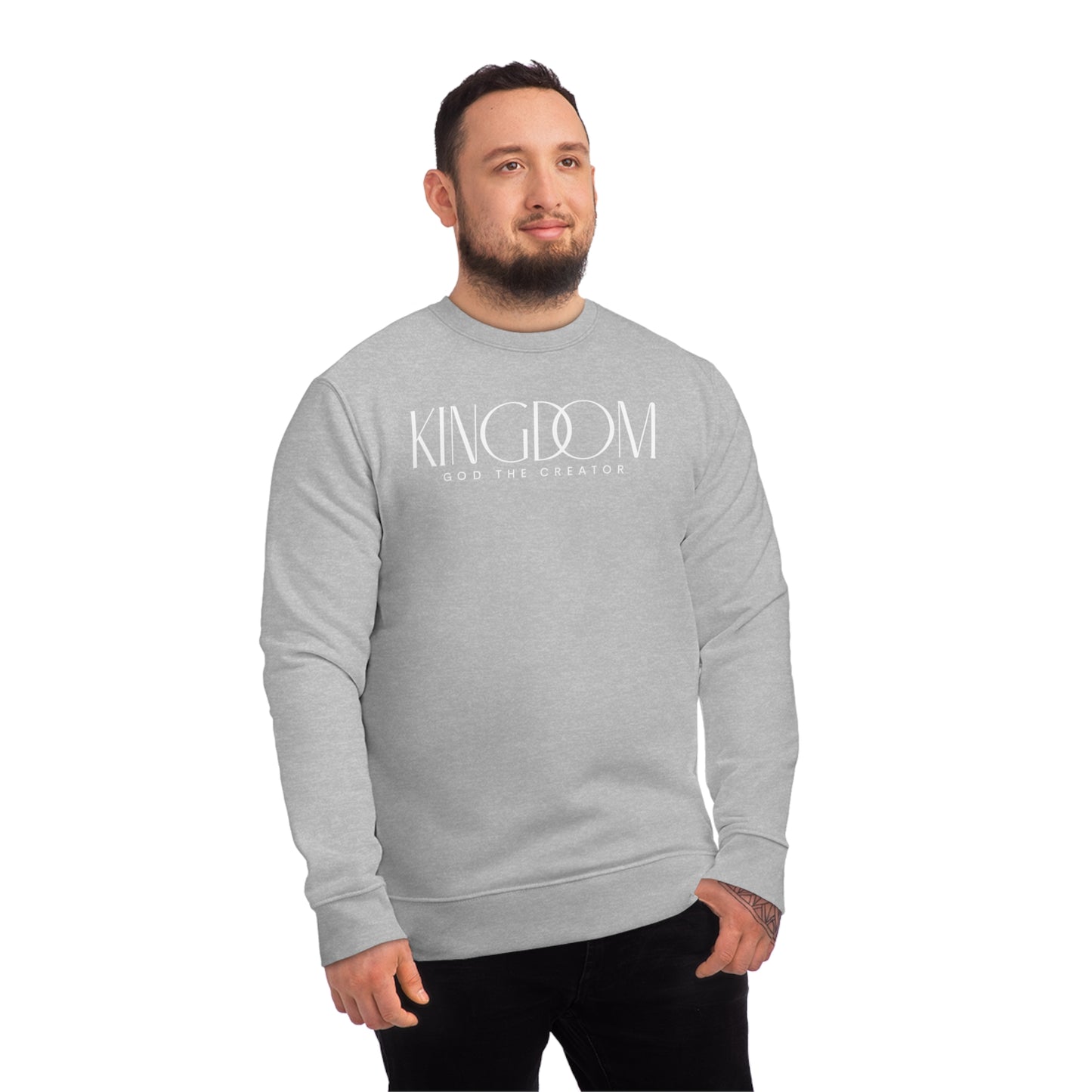 Unisex Fitted Crewneck Organic Sweatshirt