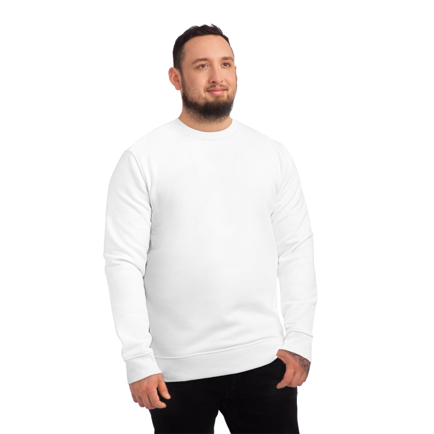 Unisex Fitted Crewneck Organic Sweatshirt