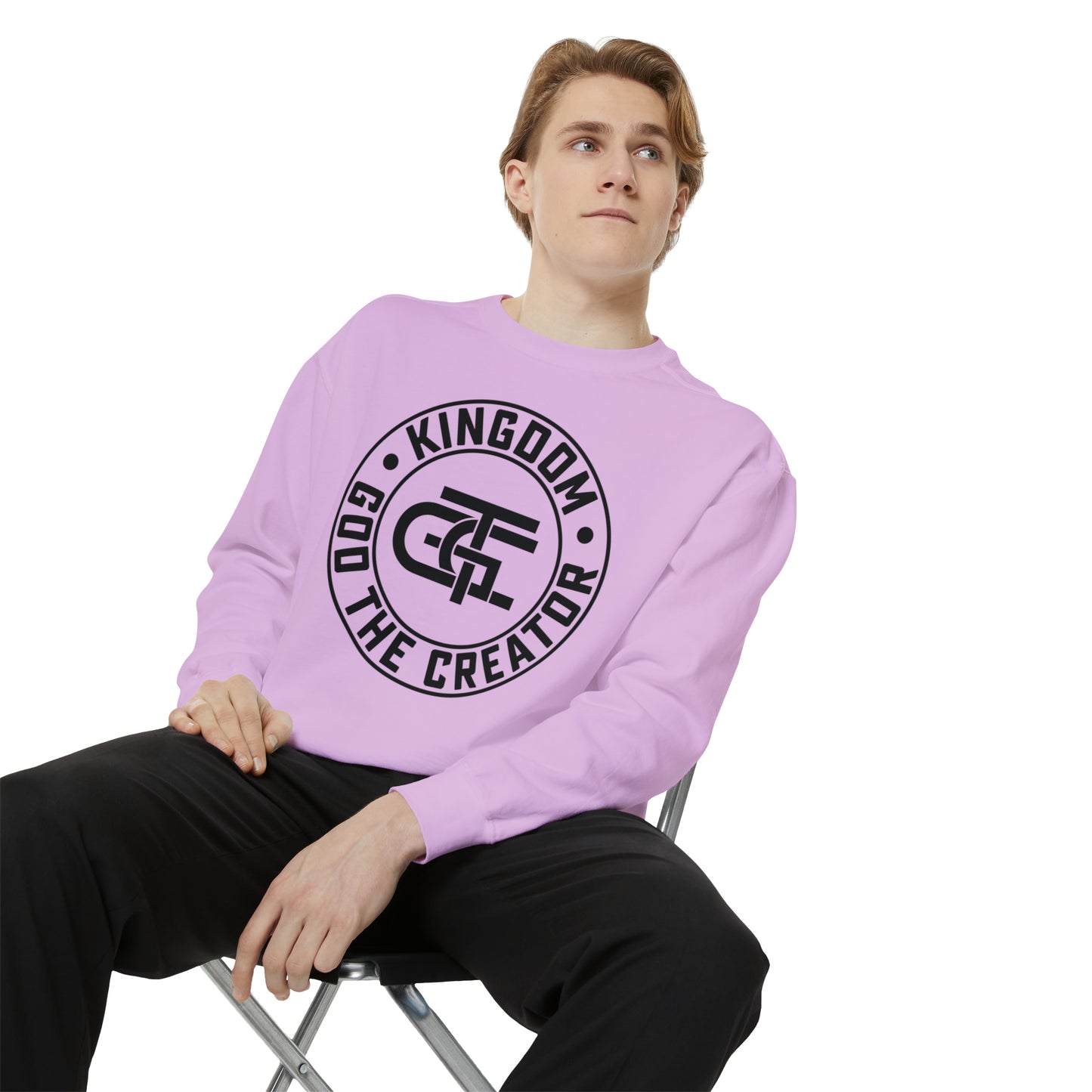 Unisex Oversized Emblem Sweatshirt