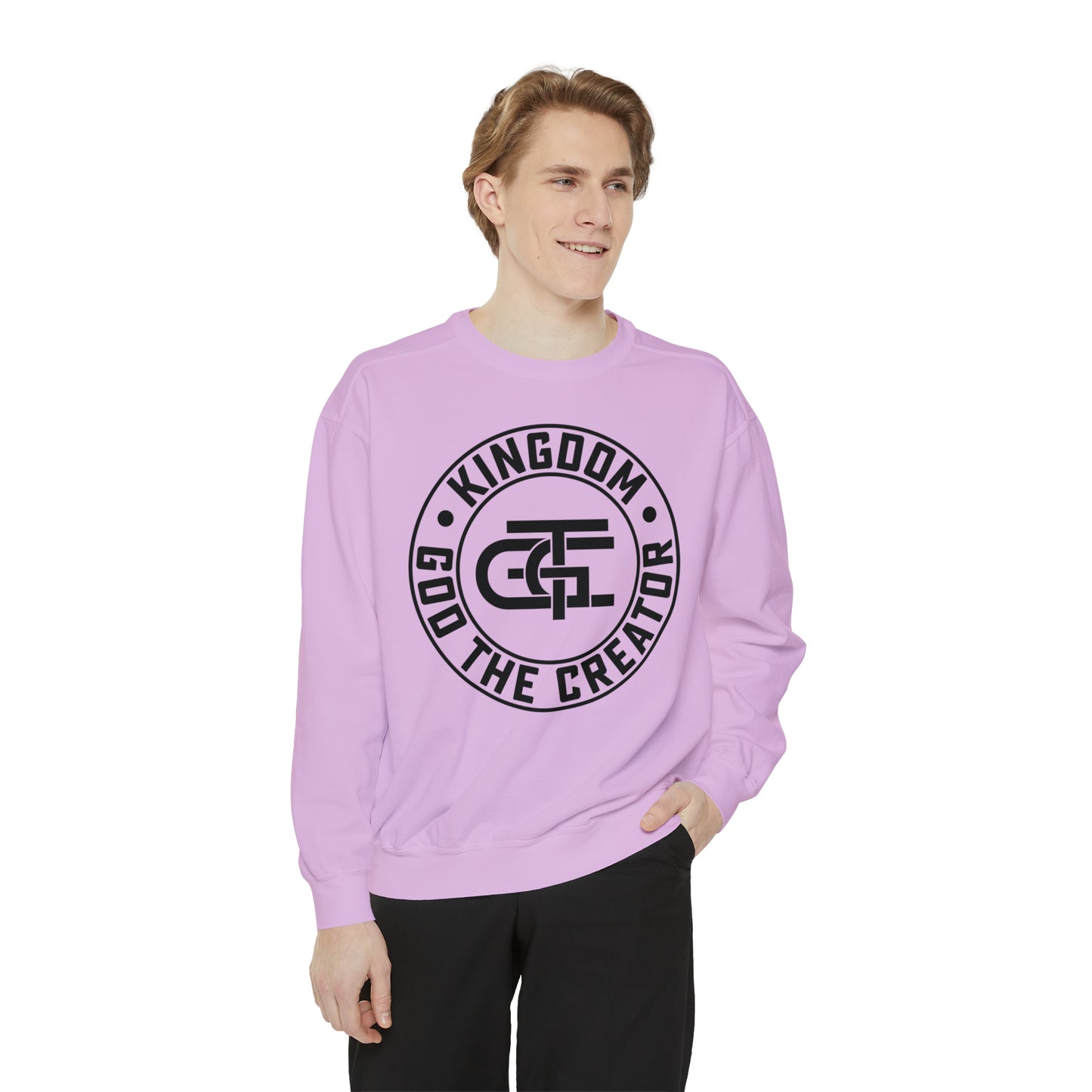 Unisex Oversized Emblem Sweatshirt