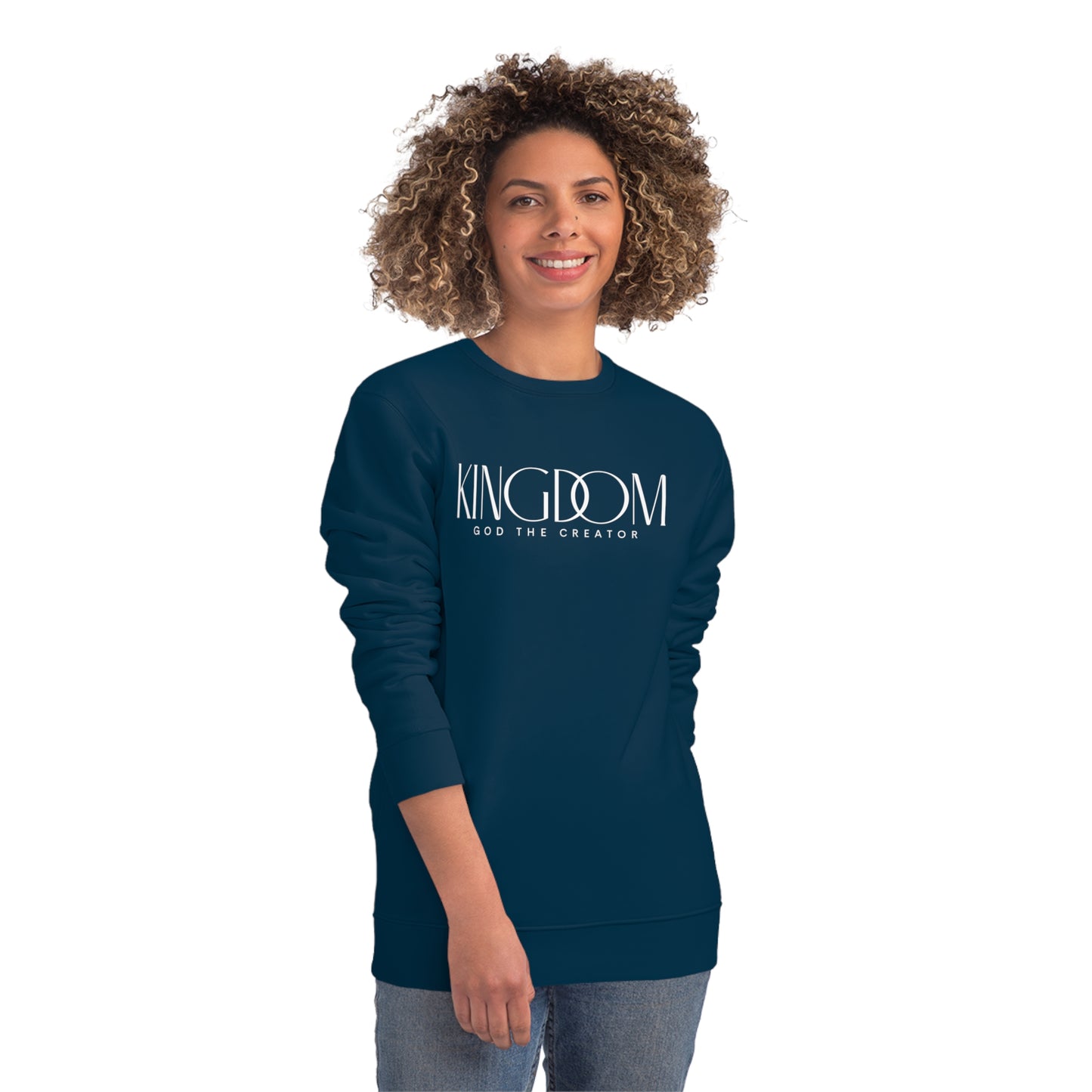 Unisex Fitted Crewneck Organic Sweatshirt