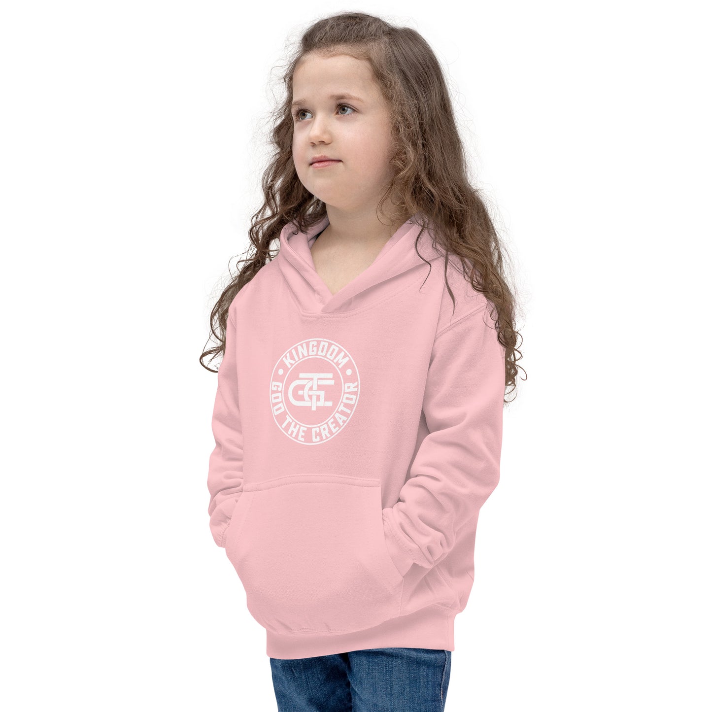 Kids Emblem Hoodie (White)