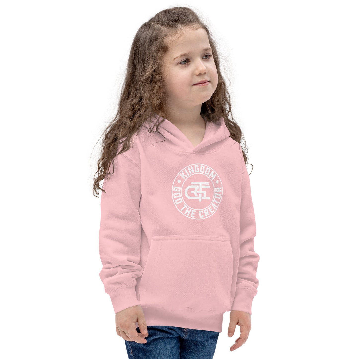 Kids Emblem Hoodie (White)