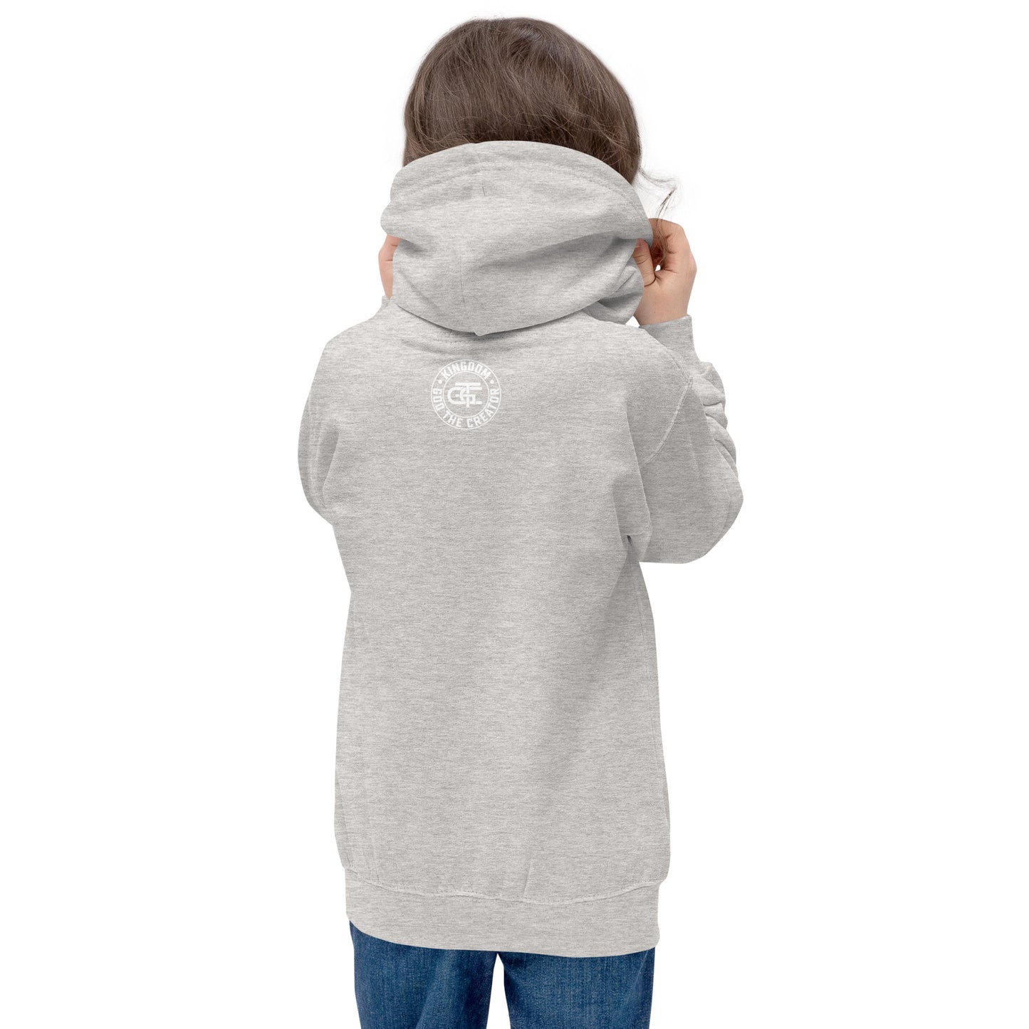 Kids Emblem Hoodie (White)