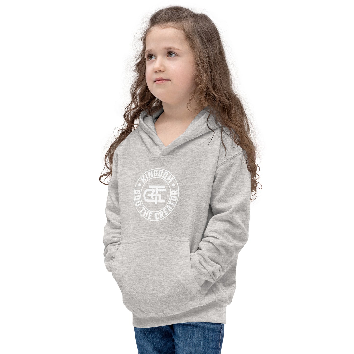 Kids Emblem Hoodie (White)