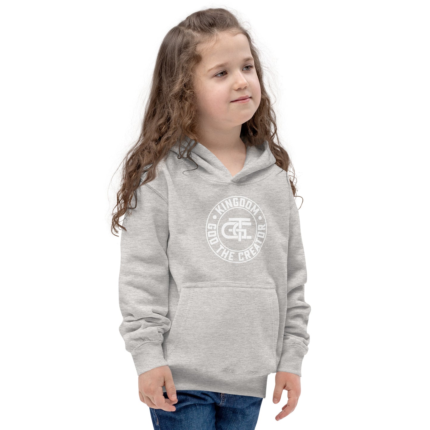 Kids Emblem Hoodie (White)