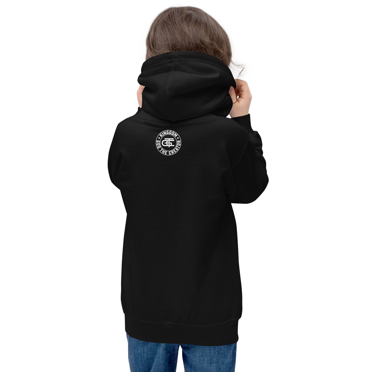 Kids Emblem Hoodie (White)