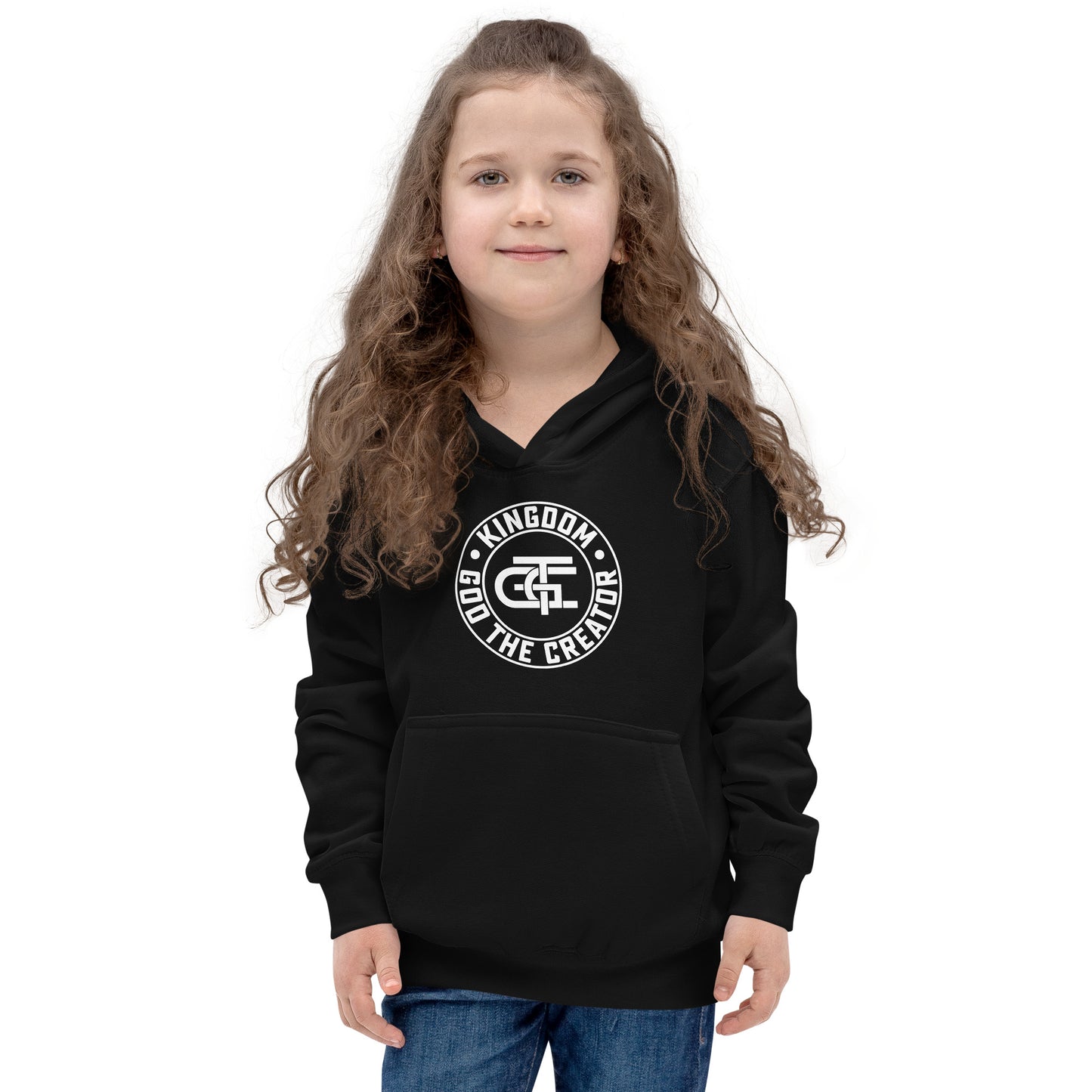 Kids Emblem Hoodie (White)