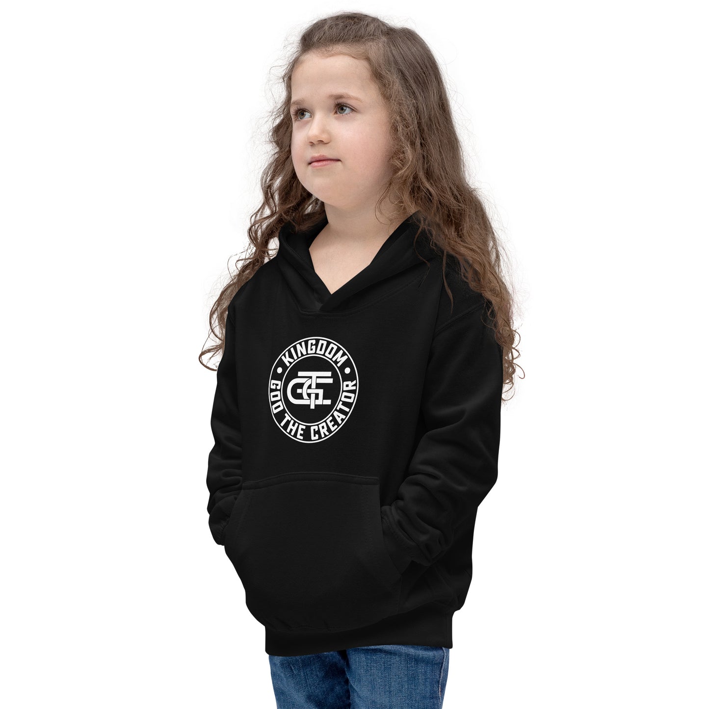 Kids Emblem Hoodie (White)