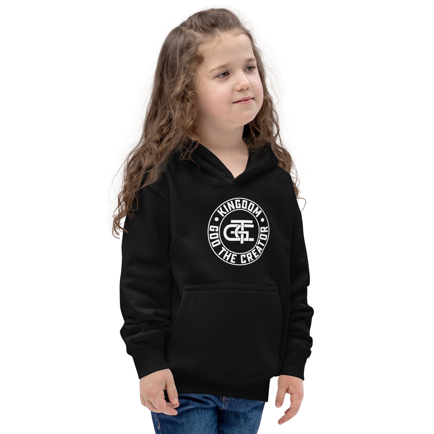 Kids Emblem Hoodie (White)