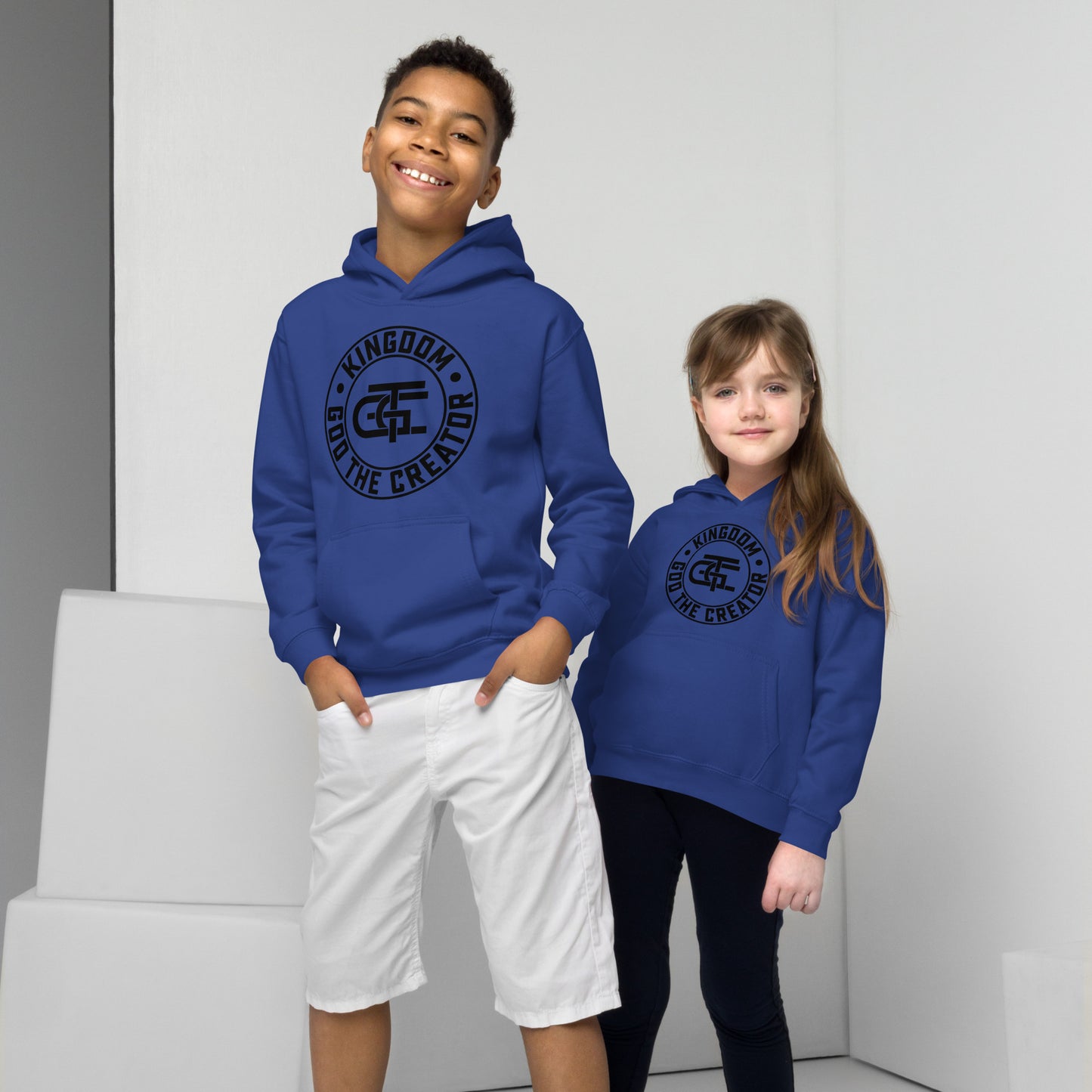 Kids Emblem Hoodie (Black)