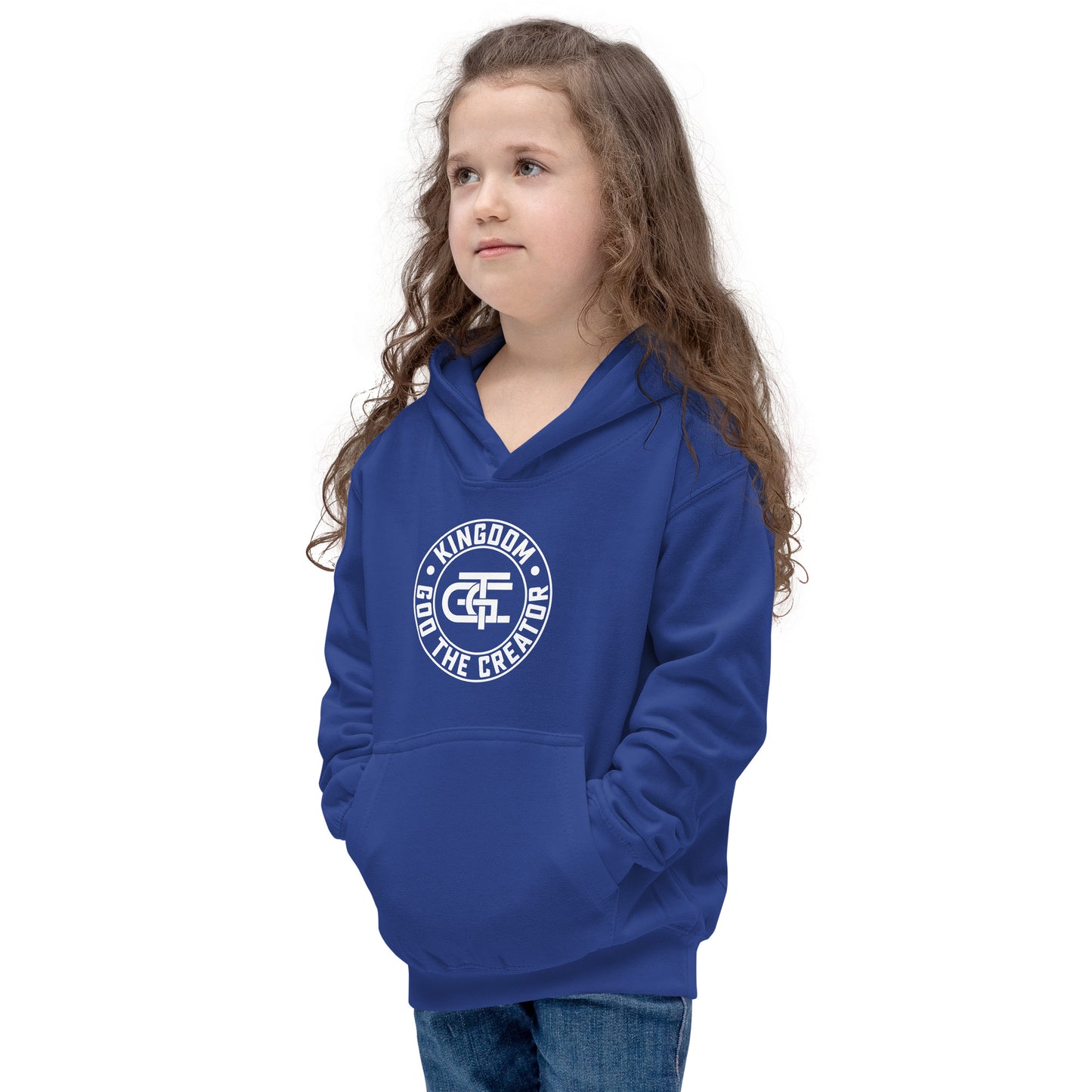 Kids Emblem Hoodie (White)