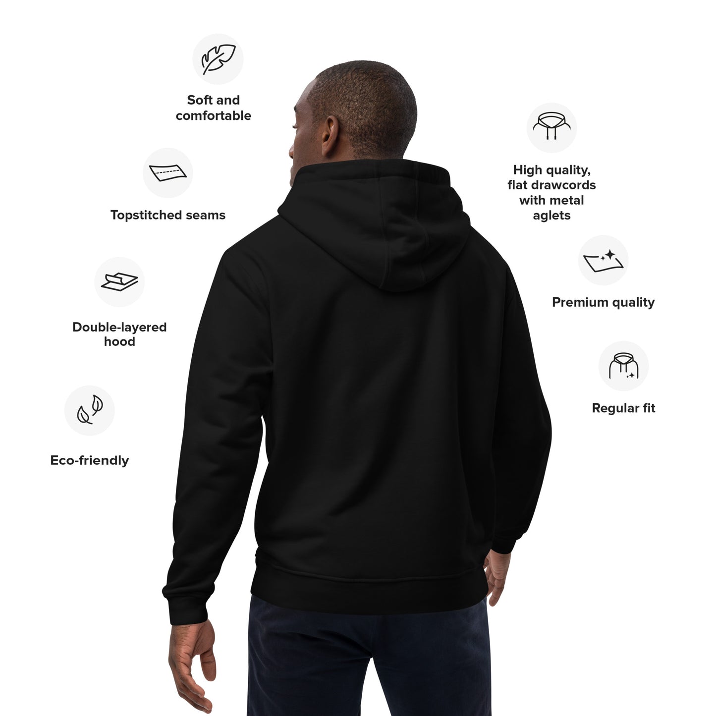 Premium Emblem Eco Hoodie