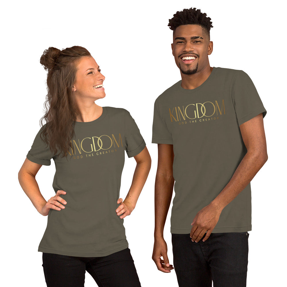 Premium Unisex Messenger Tee (Gold)