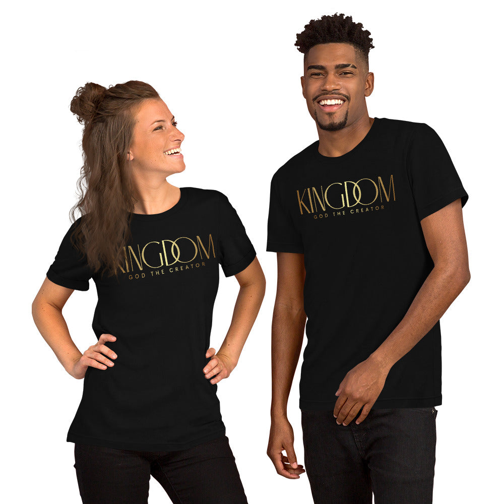 Premium Unisex Messenger Tee (Gold)