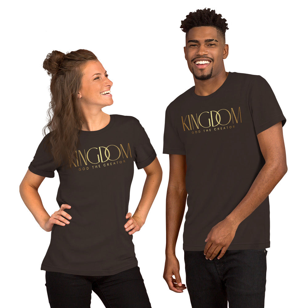 Premium Unisex Messenger Tee (Gold)