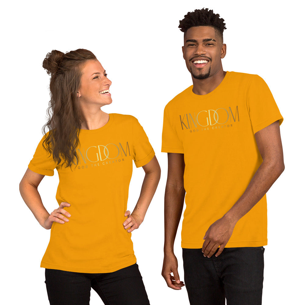 Premium Unisex Messenger Tee (Gold)