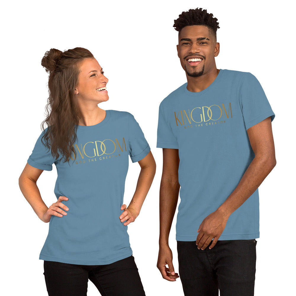 Premium Unisex Messenger Tee (Gold)