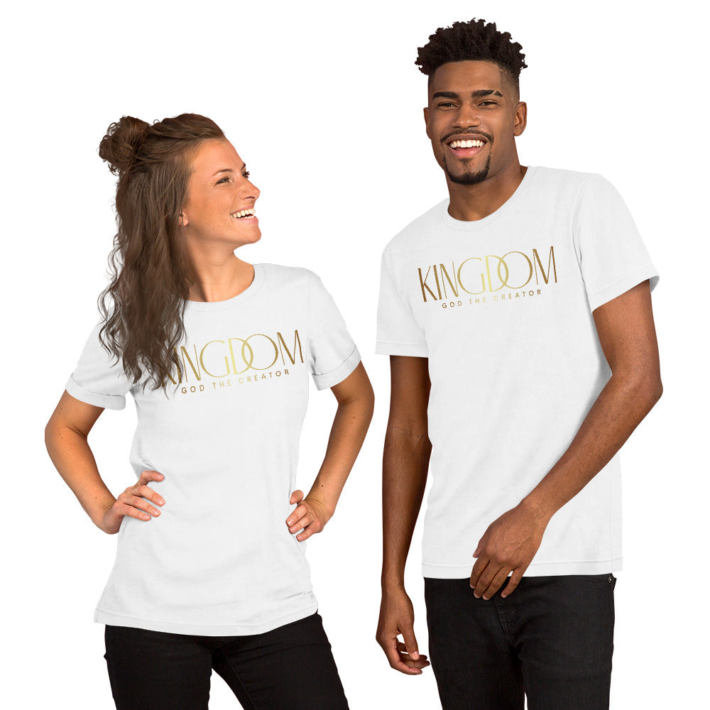 Premium Unisex Messenger Tee (Gold)