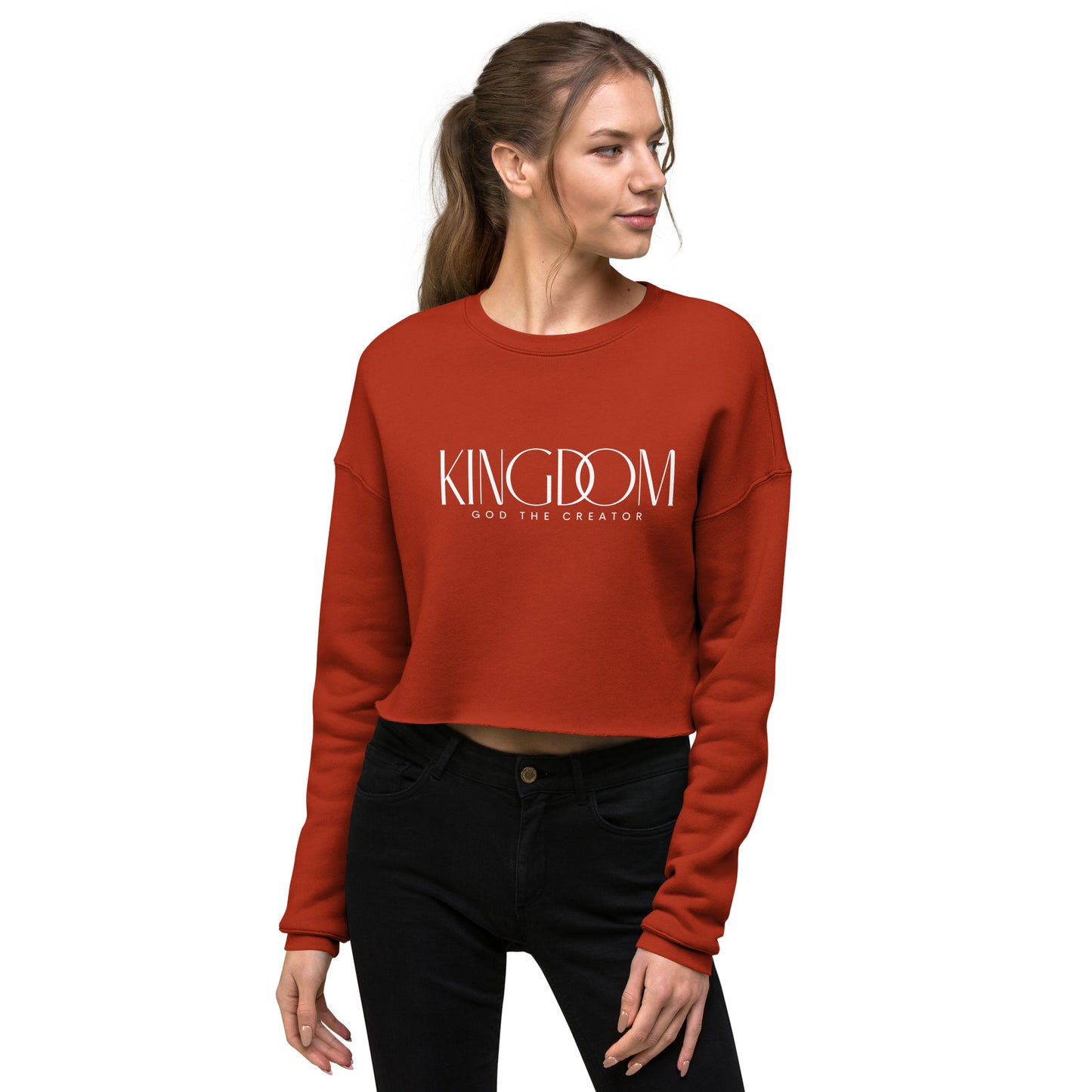 Messenger Crop Sweatshirt