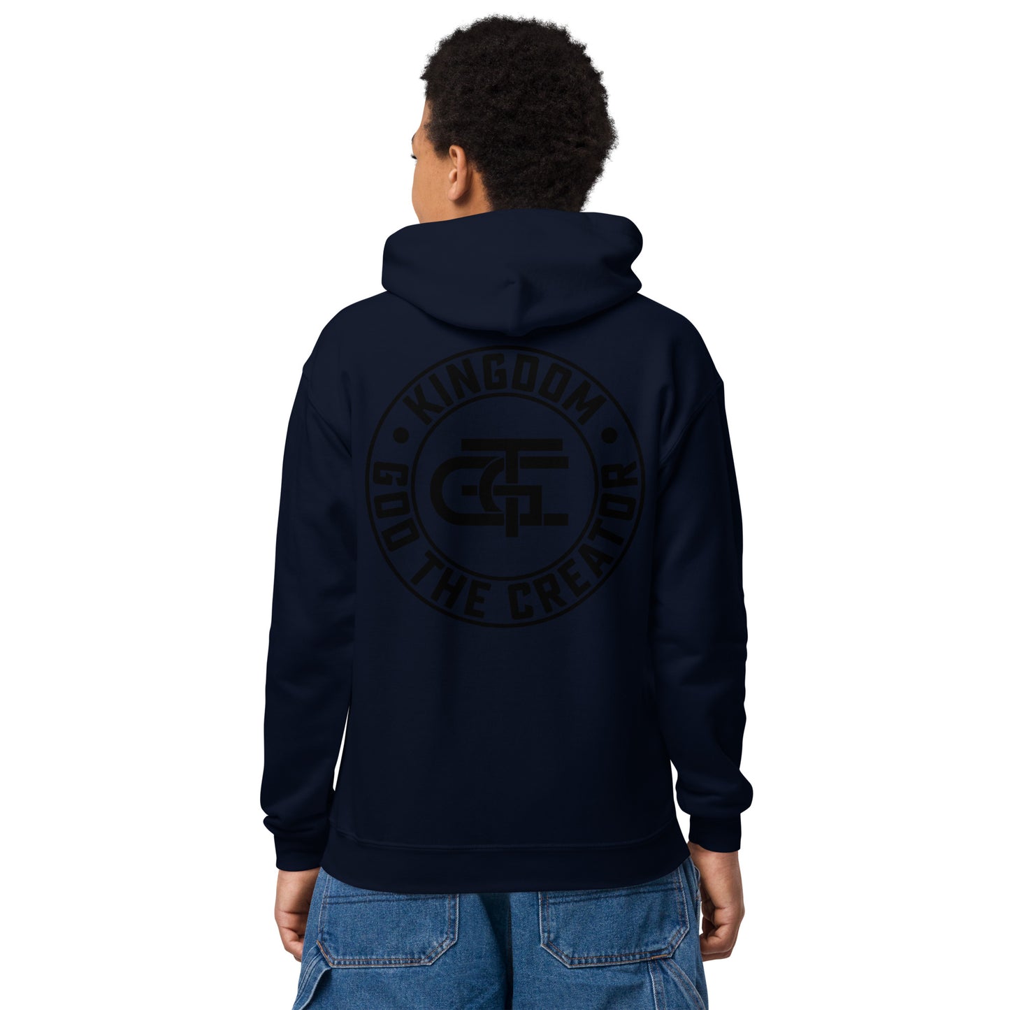 Youth Emblem Heavy Blend Hoodie