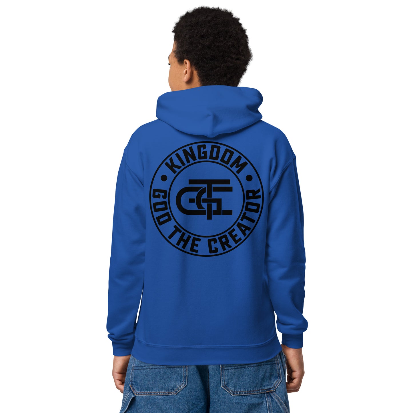 Youth Emblem Heavy Blend Hoodie