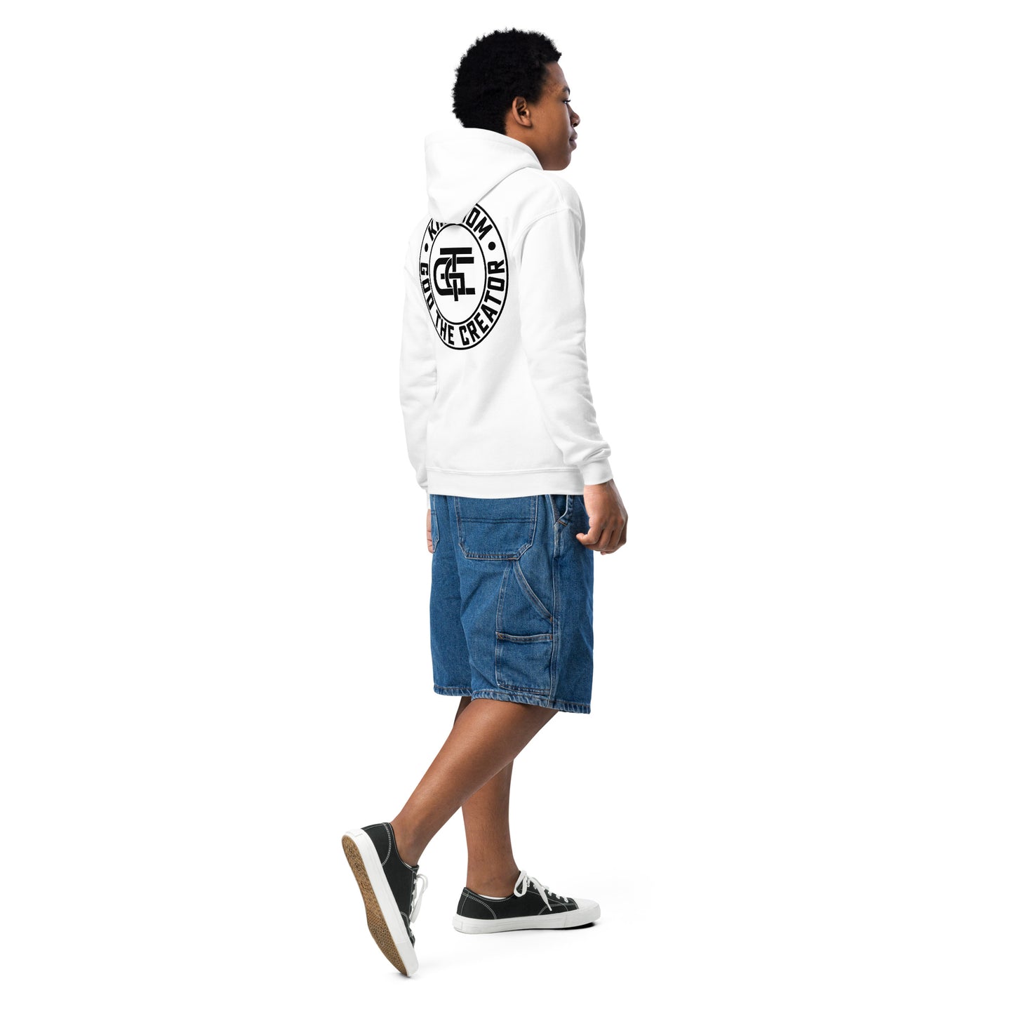 Youth Emblem Heavy Blend Hoodie