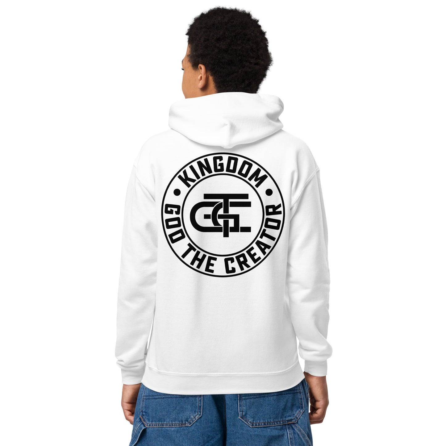 Youth Emblem Heavy Blend Hoodie